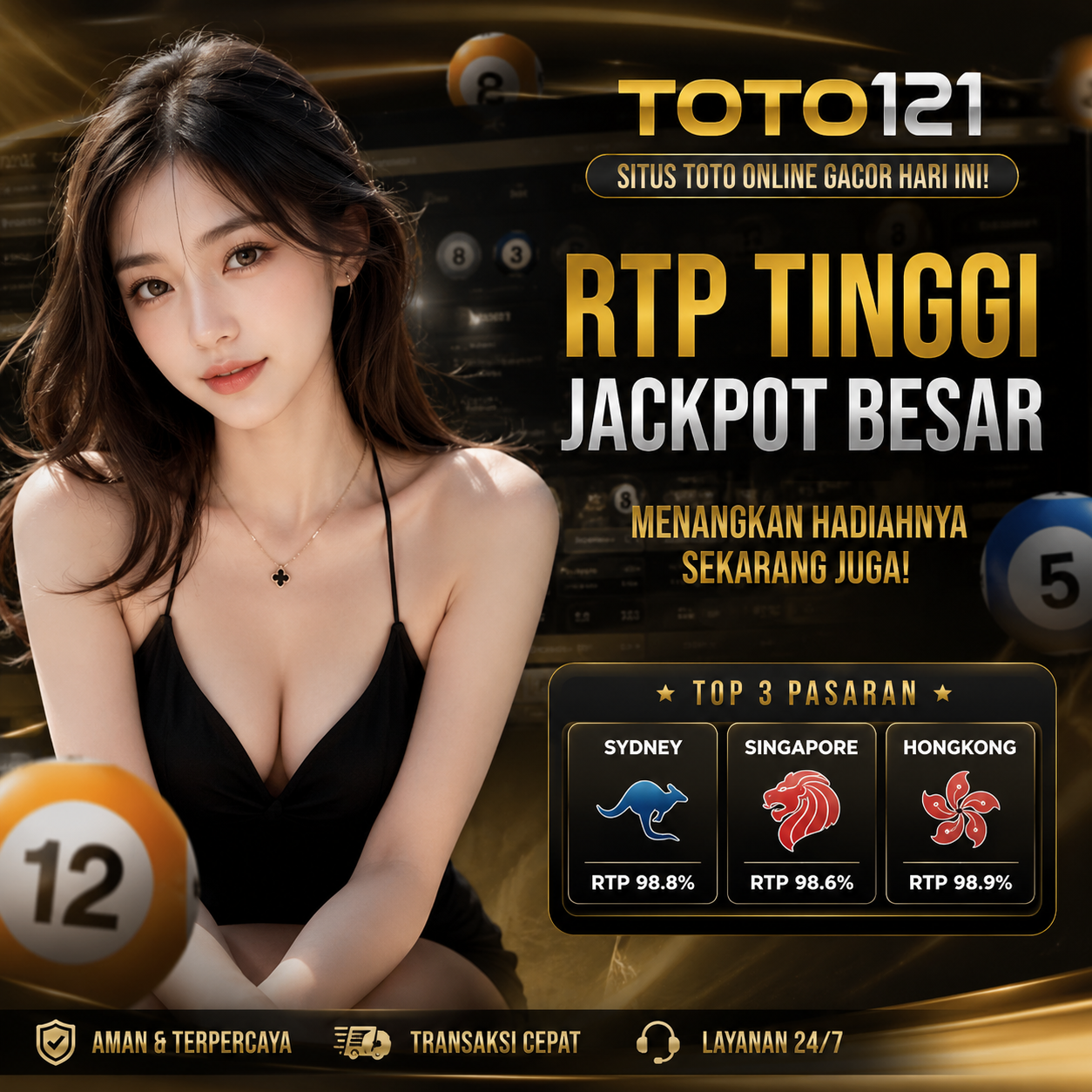 TOTO121 ⭐️ Situs Toto Online Gacor Hari Ini dengan RTP Tinggi dan Jackpot Besar